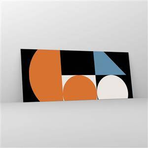 Quadro em vidro - Disposição das figuras - 120x50 cm