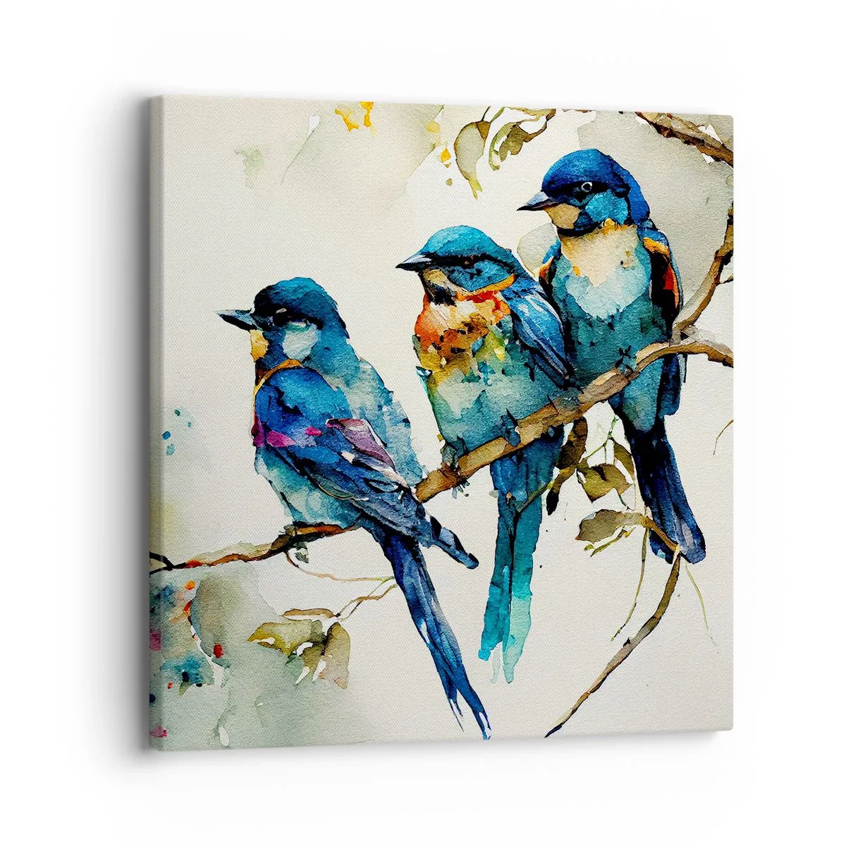 Quadro em tela - Ele ficou ofendido? - 30x30 cm