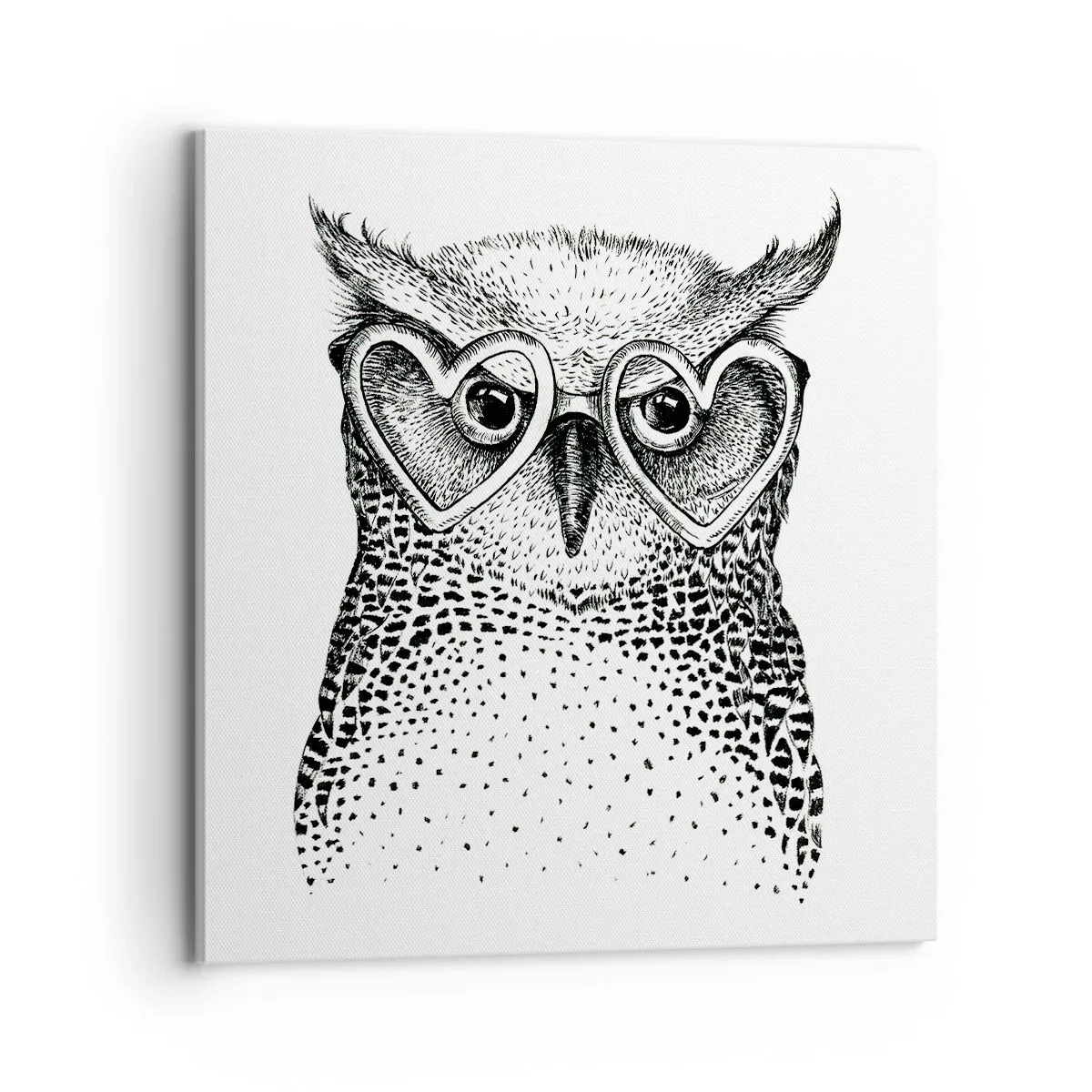 Quadro em tela - Sabiamente e amorosamente - 70x70 cm