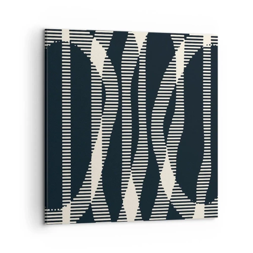 Quadro em tela - Uma tentativa de quebrar a escuridão - 50x50 cm