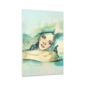 Quadro em vidro - Am I blue? - 70x100 cm