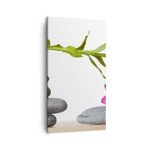 Quadro em tela - Cores da vida e duração - 45x80 cm