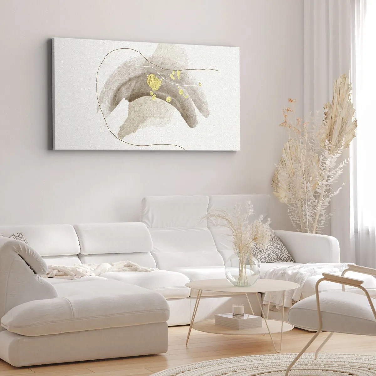 Quadro em tela - Encontrado no espaço - 100x40 cm