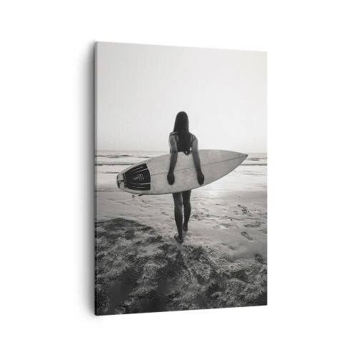Quadro em tela - Filha da onda do mar - 50x70 cm
