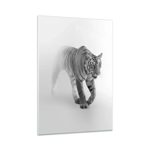 Quadro em vidro - À espreita na névoa - 50x70 cm