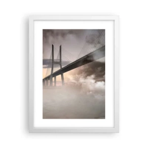 Pôster em moldura branca - No rio que não existe - 30x40 cm