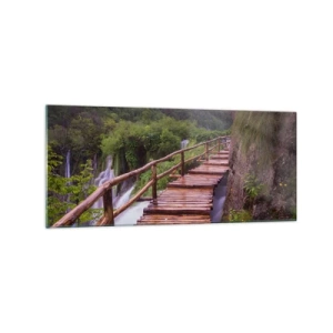 Quadro em vidro - Beleza inacreditável - 120x50 cm