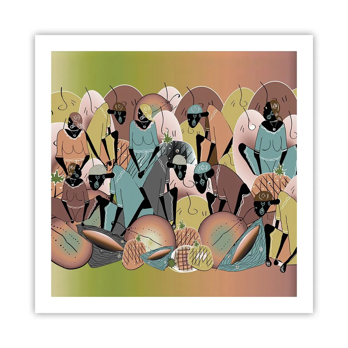 Pôster - Uma grande festa se aproxima - 60x60 cm