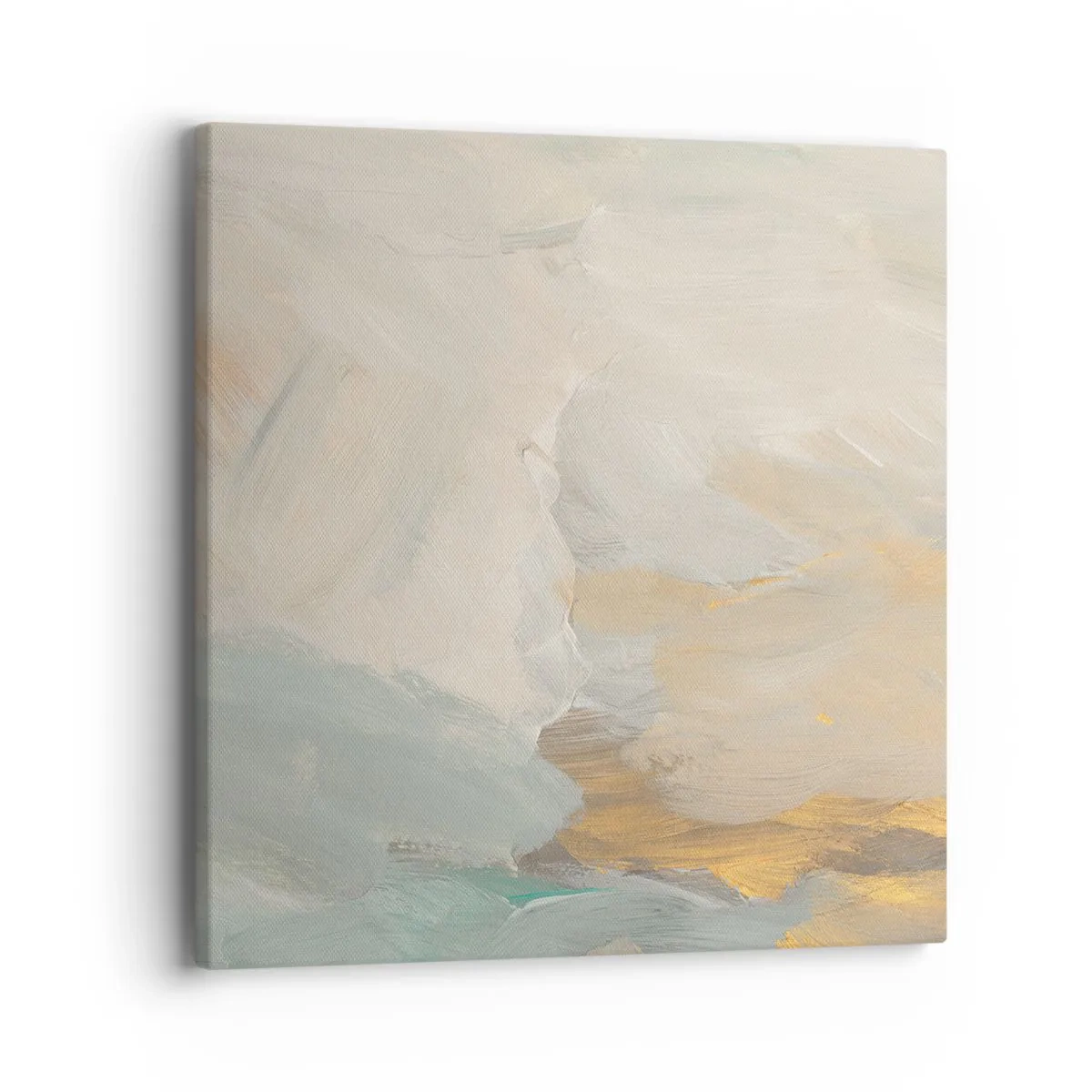 Quadro em tela - Abstração – a terra da gentileza - 40x40 cm
