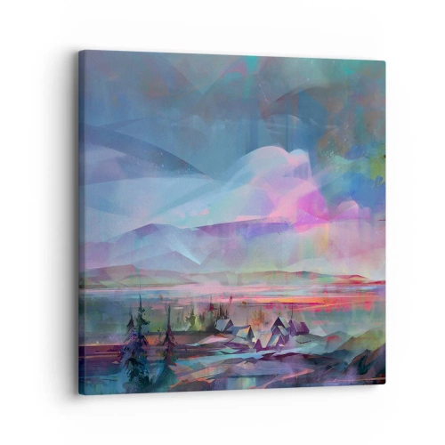 Quadro em tela - Sob um céu benevolente - 30x30 cm