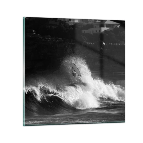 Quadro em vidro - Desafio aceito! - 70x70 cm