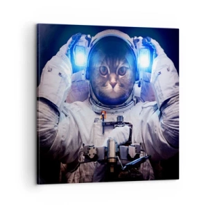 Quadro em tela - Houston, temos um problema - 60x60 cm