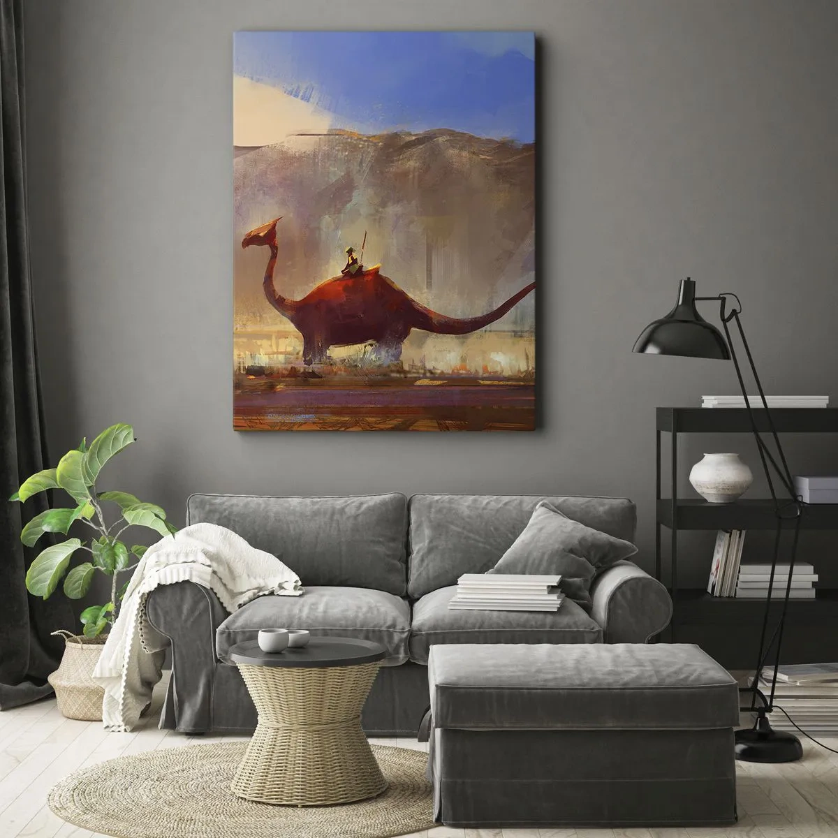 Quadro em tela - Se não estivessem extintos - 50x70 cm