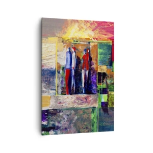 Quadro em tela - Relacionamentos e emoções - 70x100 cm