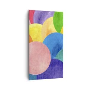 Quadro em tela - A plenitude original da vida - 55x100 cm