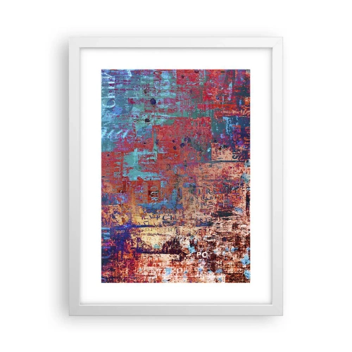 Pôster em moldura branca - Memória e esquecimento - 30x40 cm