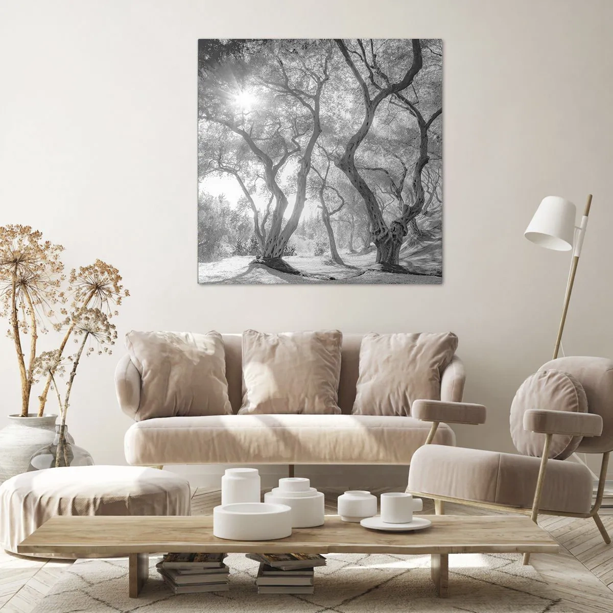 Quadro em tela - No olival - 30x30 cm