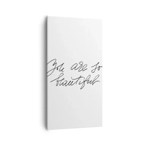 Quadro em tela - De verdade, acredite... - 55x100 cm