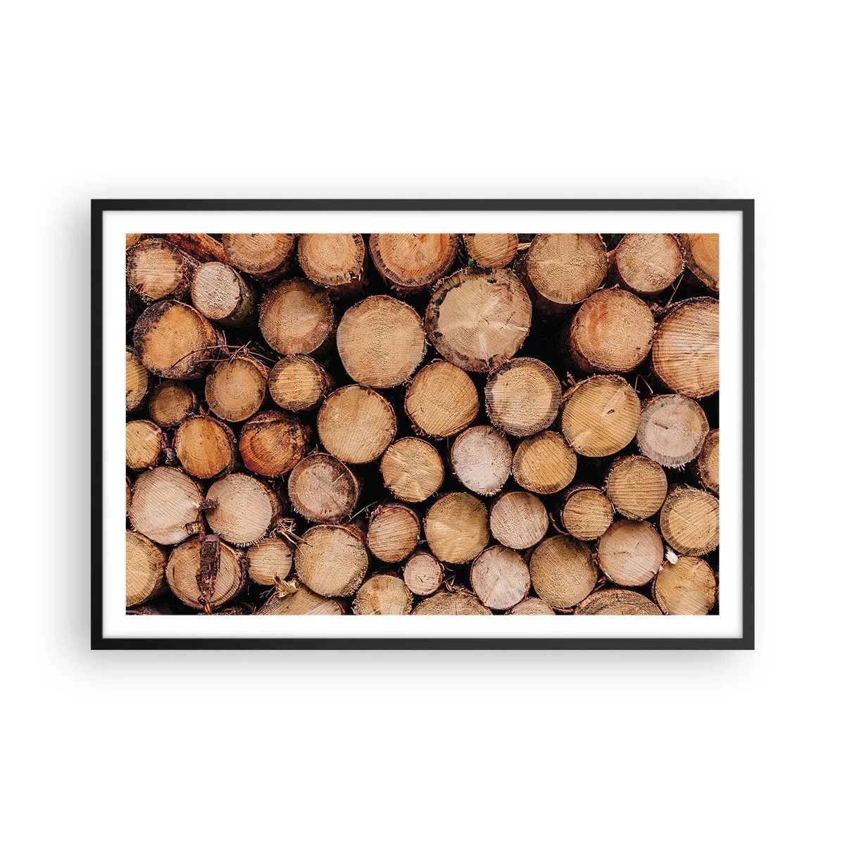 Pôster com moldura preta - Um novo começo - 91x61 cm