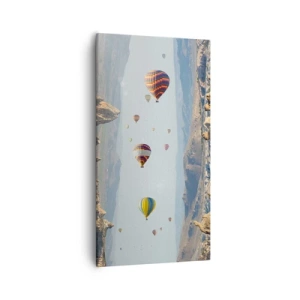 Quadro em tela - Tudo é possível aqui - 55x100 cm