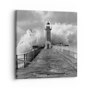 Quadro em tela - Destemida - 30x30 cm