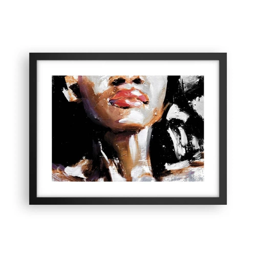 Pôster com moldura preta - Orgulho sem preconceitos - 40x30 cm