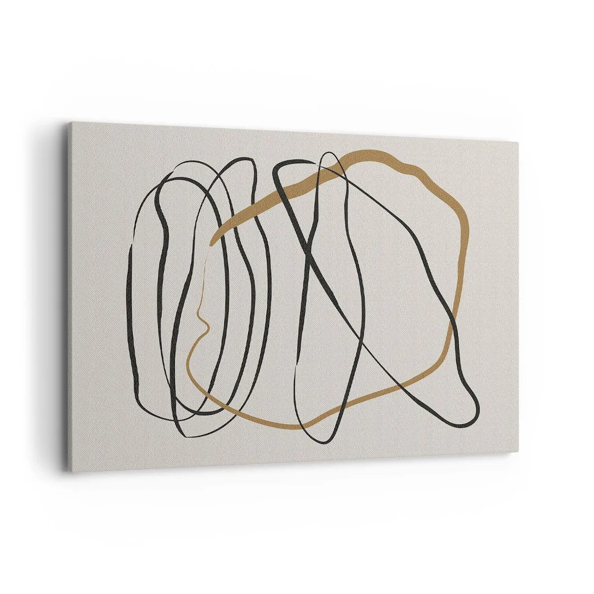 Quadro em tela - Composição – dança em loop - 100x70 cm