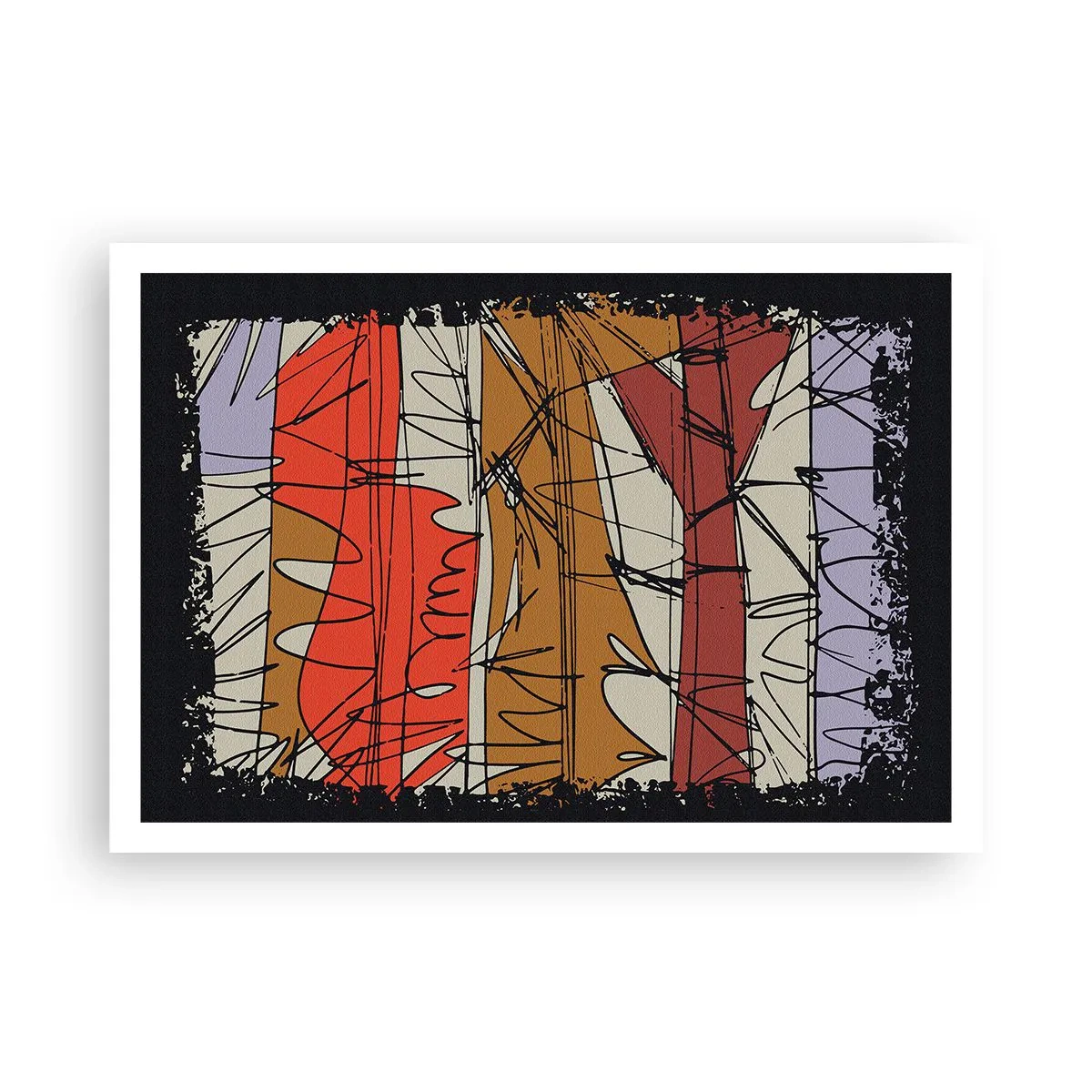 Pôster - Composição espontânea - 100x70 cm