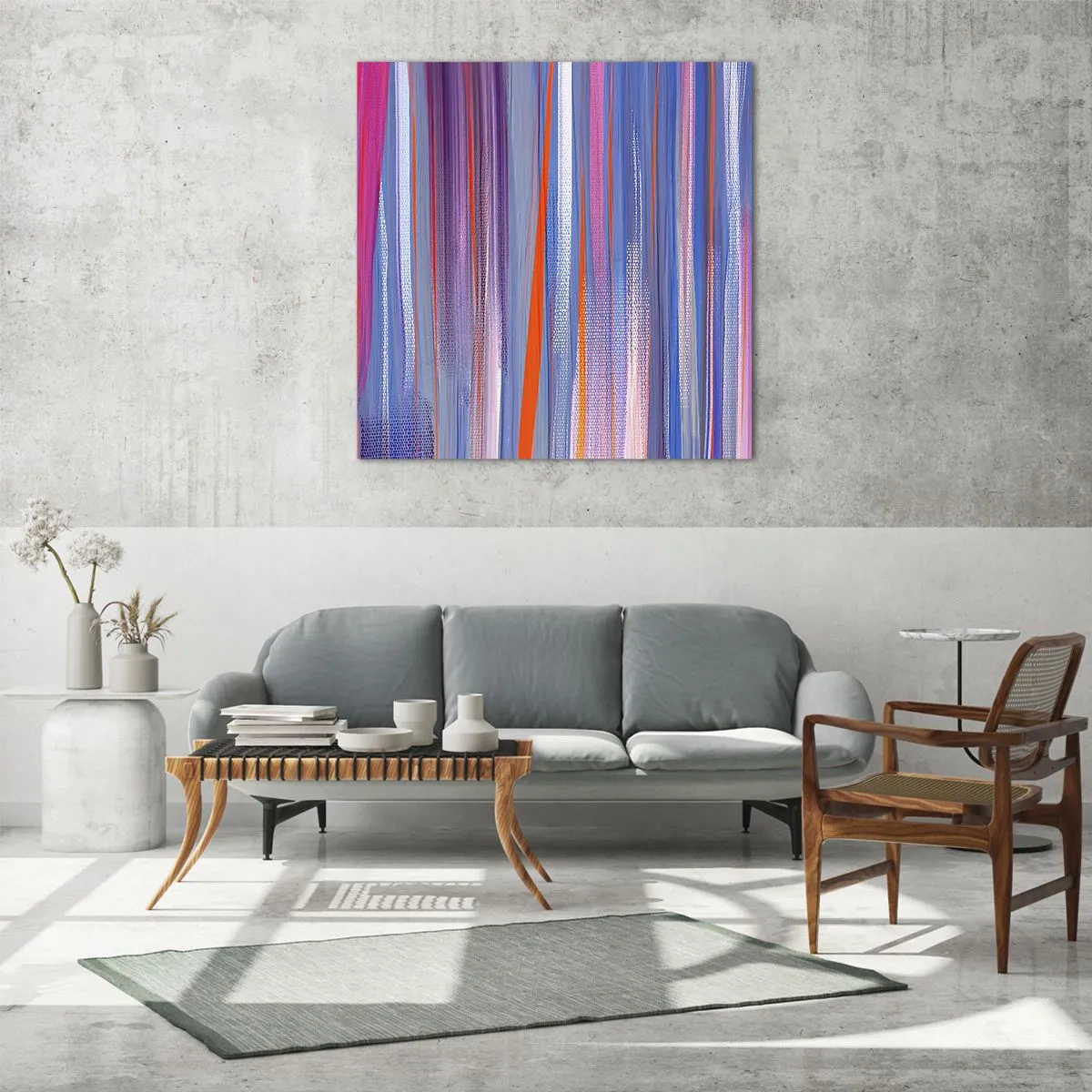 Quadro em vidro - Ascensão - 40x40 cm