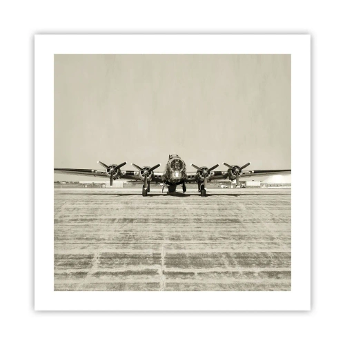 Pôster - Pronto como sempre - 50x50 cm