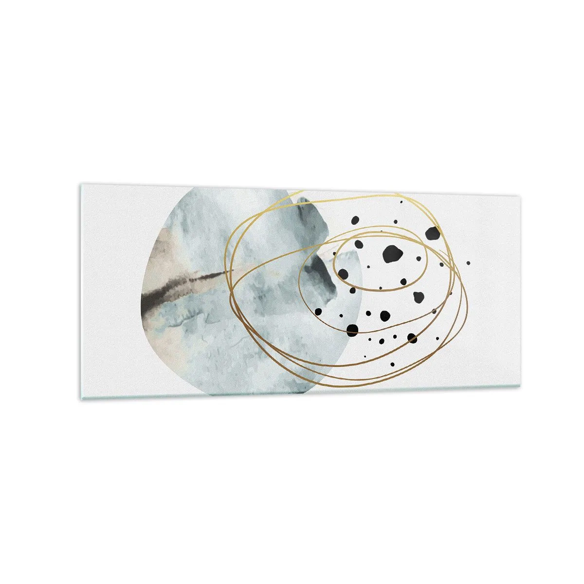 Quadro em vidro - No abraço ao espaço - 120x50 cm