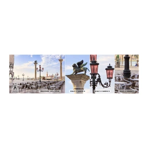 Amostra de Papel de Parede Standard Eco - Bem-vindo, está tudo pronto - Arquitetura, Cidade, Veneza - 100x30 cm