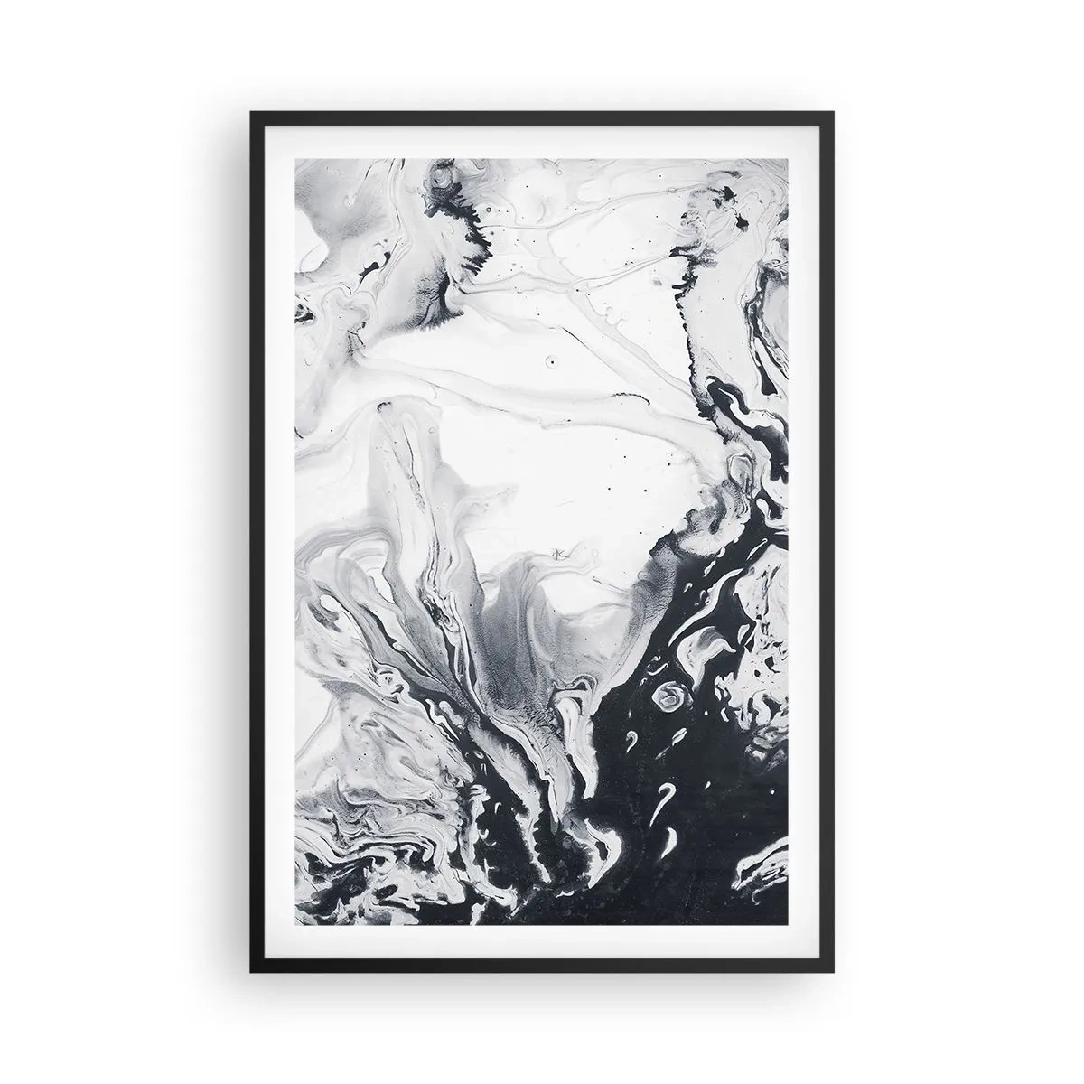 Pôster com moldura preta - O Interior da Terra - 61x91 cm