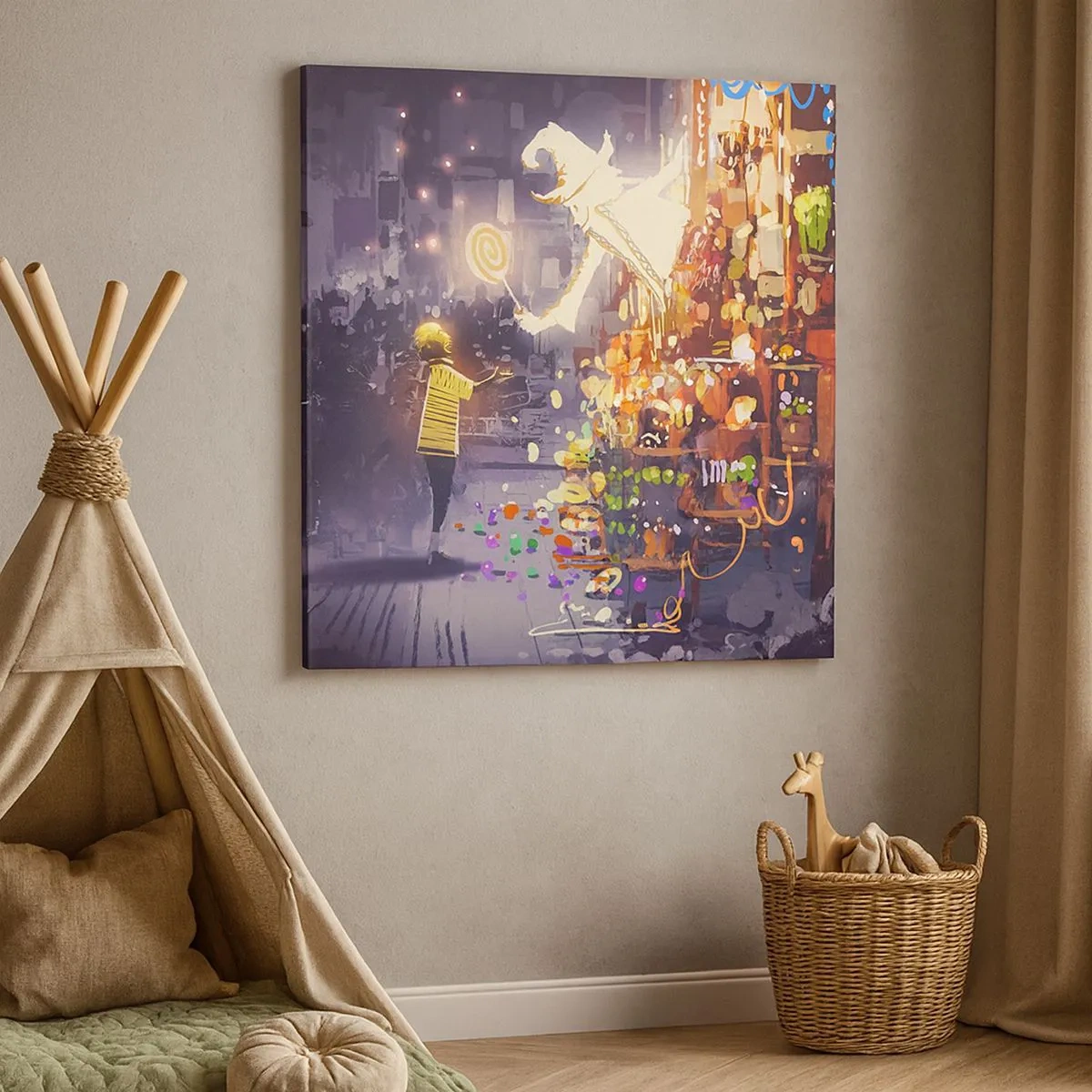 Quadro em tela - Os feitiços existem - 30x30 cm