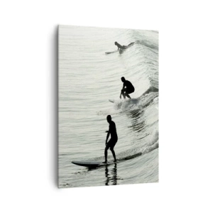 Quadro em tela - Para conhecer a onda - 70x100 cm