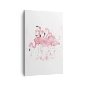 Quadro em tela - Conjunto cor-de-rosa - 80x120 cm