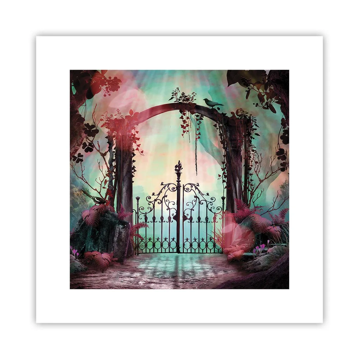 Pôster - Jardim secreto - 30x30 cm