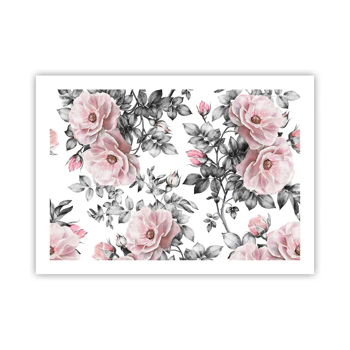 Pôster - Perder-se nas rosas - 70x50 cm