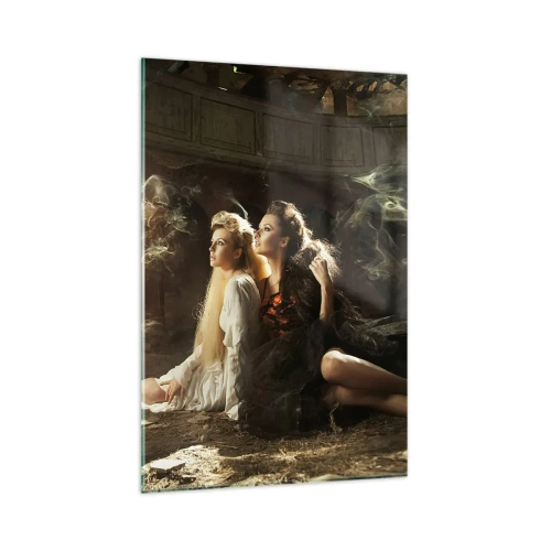 Quadro em vidro - E a poesia nasceu - 80x120 cm