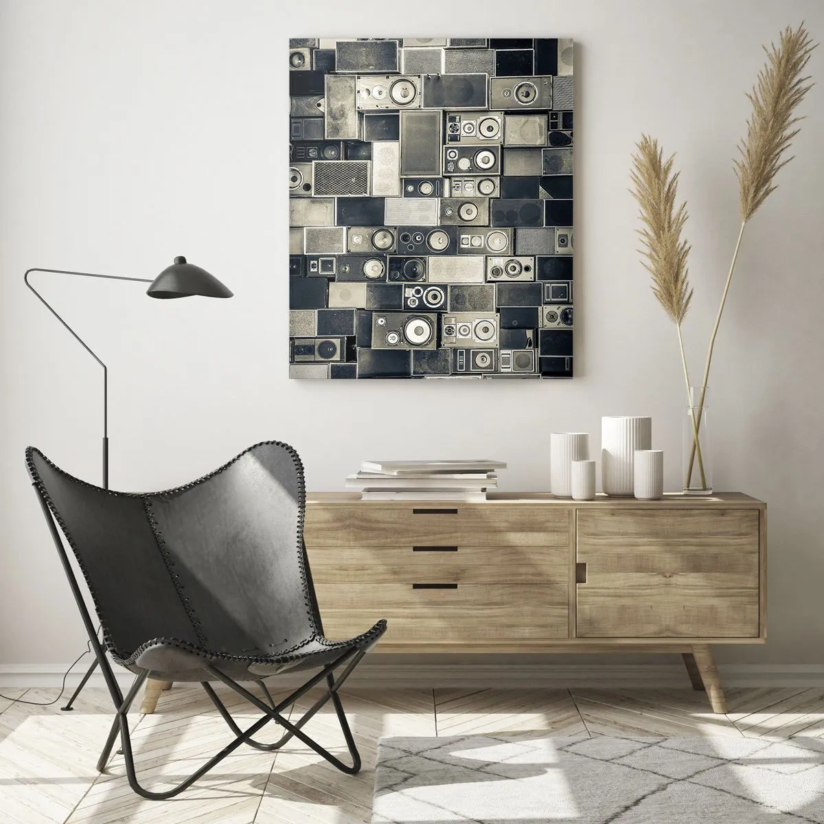 Quadro em vidro - Está tudo bem - 50x70 cm