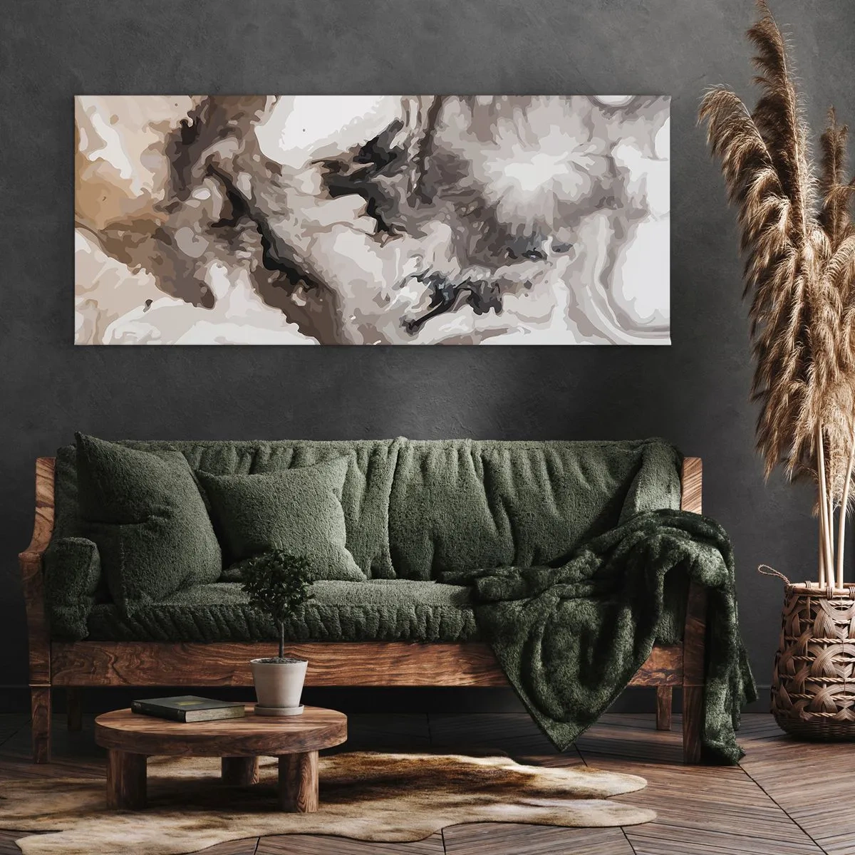 Quadro em tela - O nascimento de uma galáxia - 120x50 cm