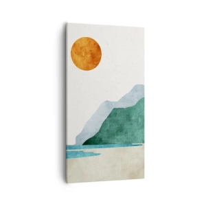 Quadro em tela - Paisagem como deveria ser - 55x100 cm