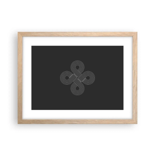 Pôster com moldura de carvalho claro - No espírito celta - 40x30 cm