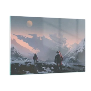 Quadro em vidro - Sob uma estrela desconhecida - 120x80 cm