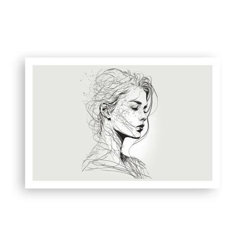 Pôster - Retrato em pensamento - 91x61 cm