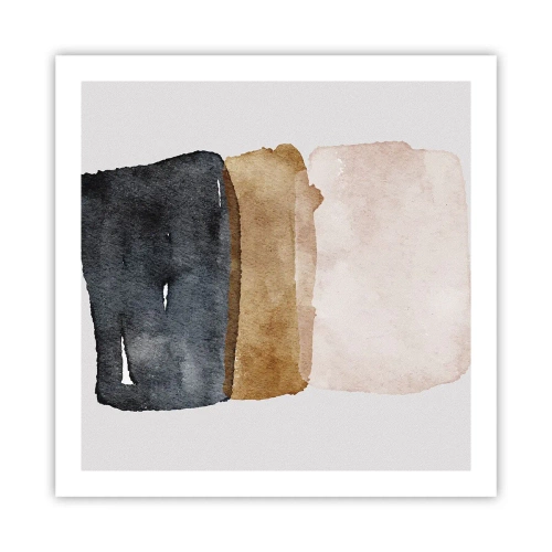 Pôster - Composição das cores da terra - 60x60 cm
