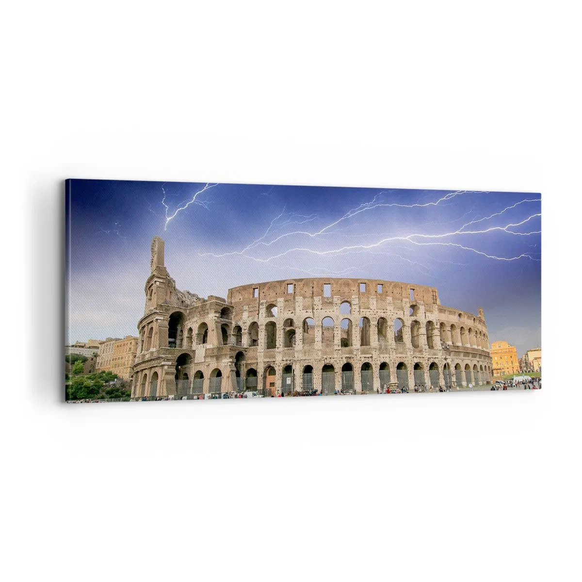 Quadro em tela - Arena de combate - 100x40 cm