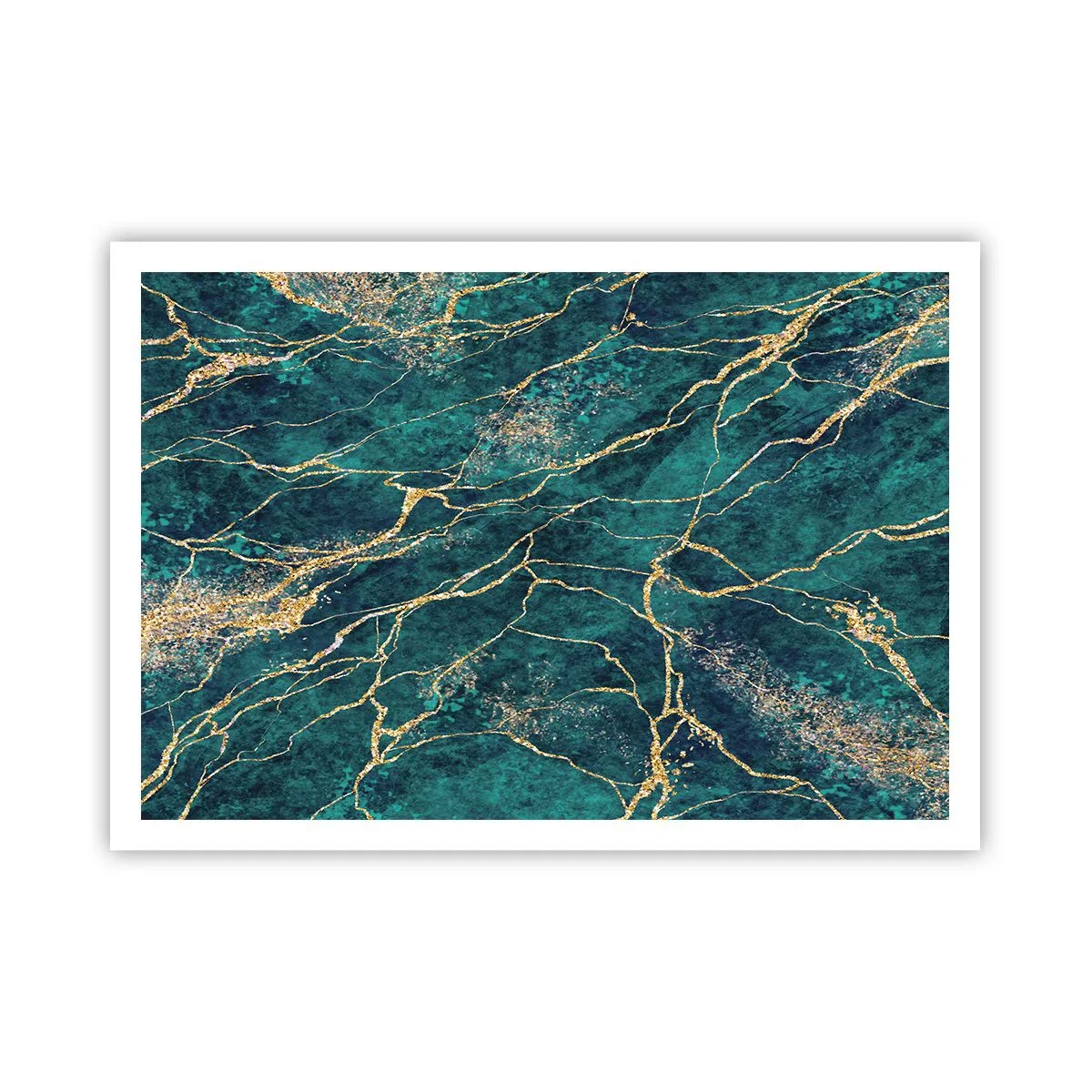 Pôster - Veia dourada - 100x70 cm