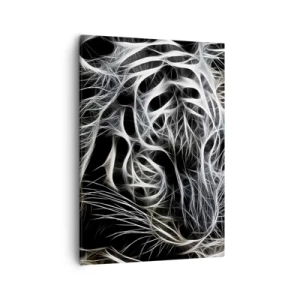Quadro em tela - Um estudo da leveza do gato - 50x70 cm