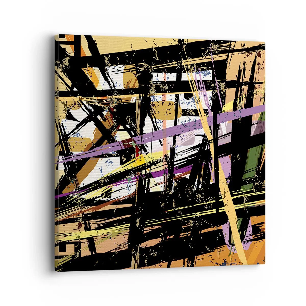 Quadro em tela - Corte afiado - 40x40 cm